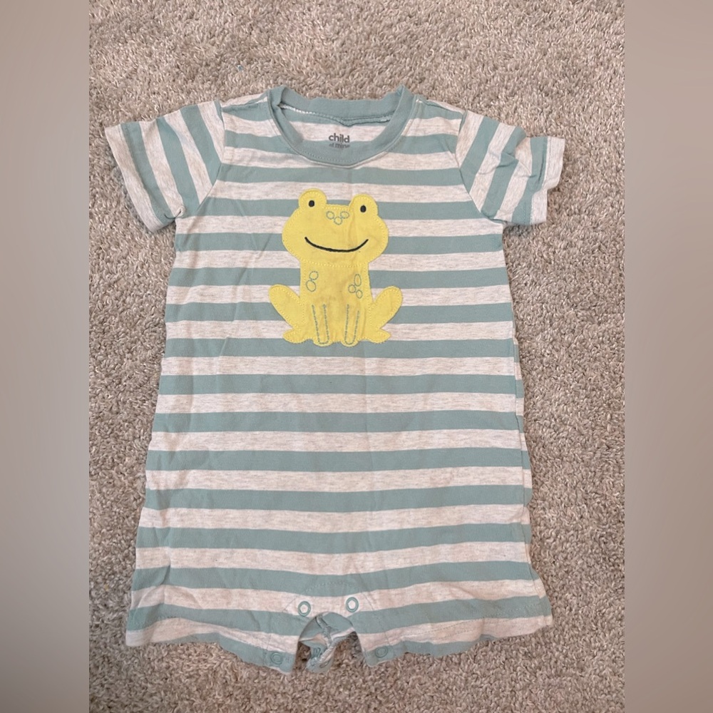 Baby Boy Child Of Mine Frog One Piece